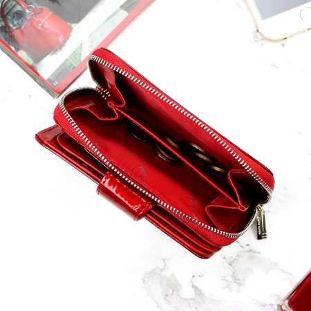 Portfel damski skóra naturalna skórzany Pierre Cardin