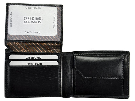 Portfel męski skórzany skóra naturalna Rovicky 