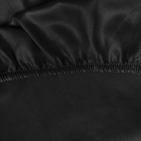 PRZEŚCIERADŁO Z GUMKĄ JERSEY D91 140 X 200 X 30 CM CZARNY