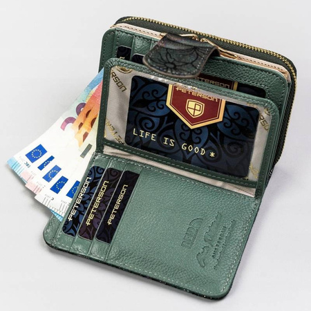 Portfel damski skórzany skóra naturalna  Peterson