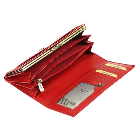 Portfel damski skórzany skóra naturalna El Forrest 