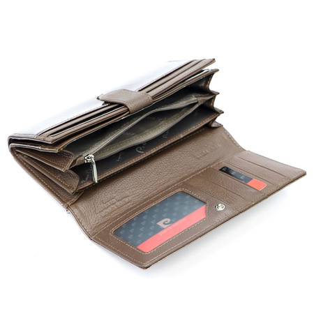 Portfel damski skórzany skóra naturalna Pierre Cardin 