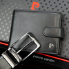 Zestaw na prezent dla mężczyzny portfel i pasek męski skórzany Pierre Cardin