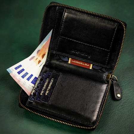 Portfel męski skórzany skóra naturalna  Peterson