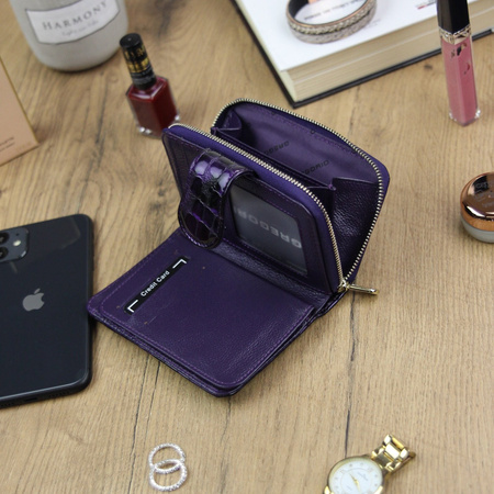 Portfel damski skórzany skóra naturalna Gregorio 