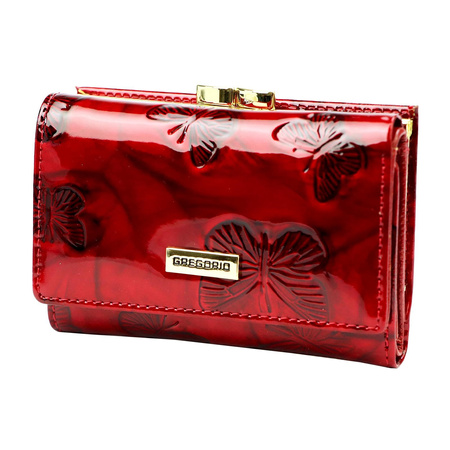 Portfel damski skórzany skóra naturalna Gregorio 