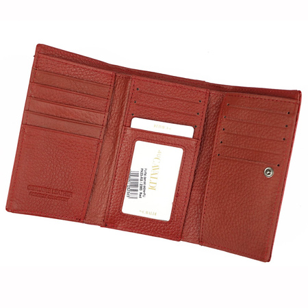 Portfel damski skórzany skóra naturalna + skóra ekologiczna Cavaldi