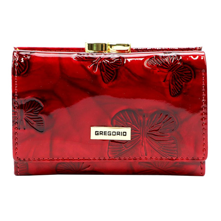 Portfel damski skórzany skóra naturalna Gregorio 