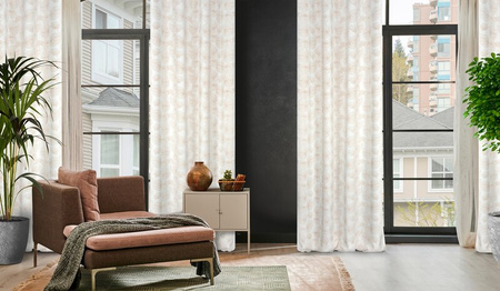 ZASŁONA GOTOWA MARIGOLD 140 X 250 CM BIAŁY