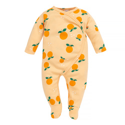 Pajacyk niemowlęcy FRUIT&SUN zółty,pomarańcze 50