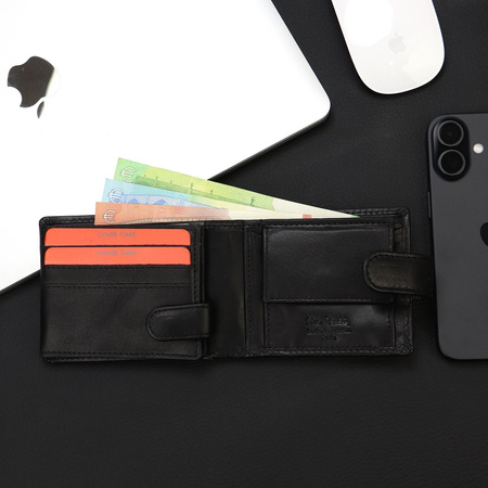 Portfel męski skórzany skóra naturalna Pierre Cardin