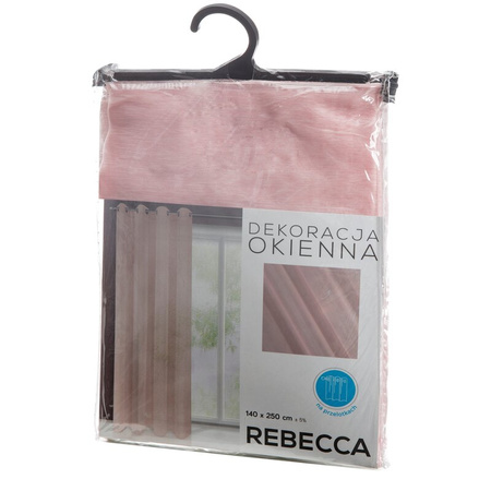 FIRANA GOTOWA REBECCA 140 X 250 CM RÓŻOWY