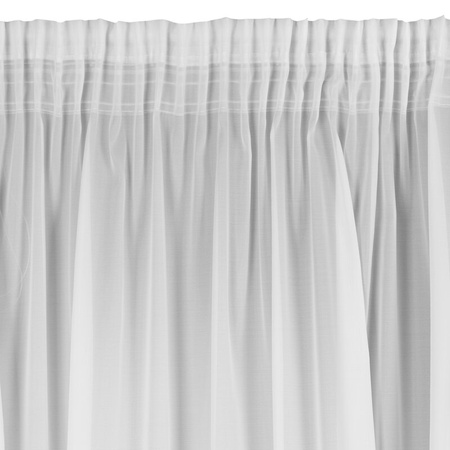 FIRANA GOTOWA KATHY NA TAŚMIE 140 X 270 CM BIAŁY