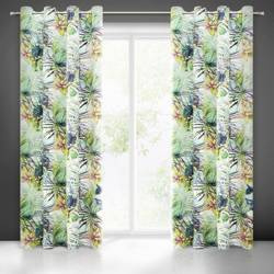 ZASŁONA GOTOWA ROMMY 140 X 250 CM BIAŁY