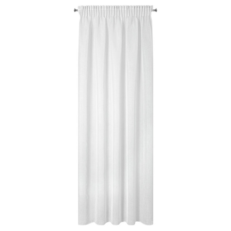 FIRANA GOTOWA MARGO NA TAŚMIE 140 X 270 CM BIAŁY