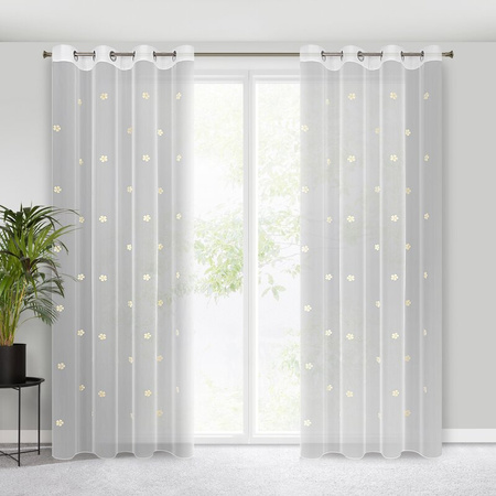 FIRANA GOTOWA ELSA 140 X 250 CM BIAŁY