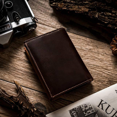 Portfel męski skórzany skóra naturalna  Peterson