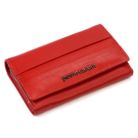 Portfel damski skórzany skóra naturalna Pierre Cardin 