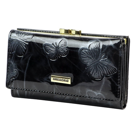 Portfel damski skóra naturalna skórzany Gregorio 