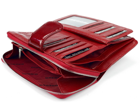 Portfel damski skórzany skóra naturalna Gregorio 