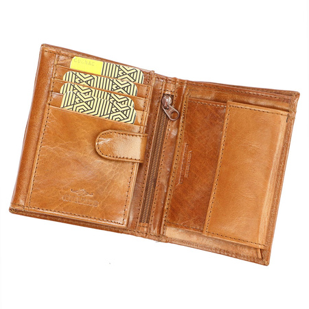 Portfel męski skórzany skóra naturalna Charro 