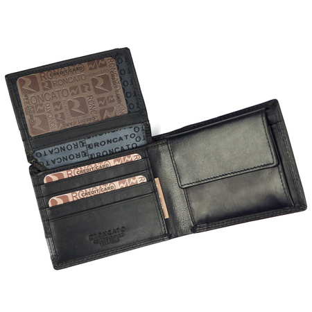 Portfel męski skórzany skóra naturalna Roncato 