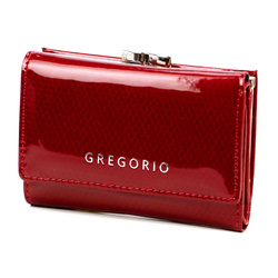 Portfel damski skórzany skóra naturalna Gregorio
