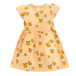 Sukienka KR FRUIT&SUN żółty,pomarańcze 116