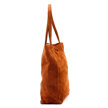 Torebka torebki skórzana skóra naturalna zamszowa Patrizia damska