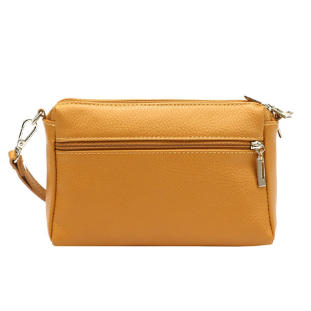 MiaMore torebka listonoszka skóra naturalna beżowy