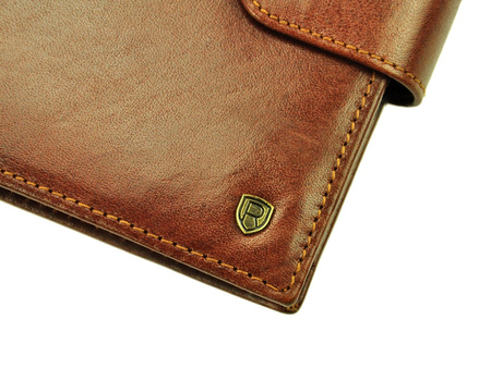 Portfel męski skórzany skóra naturalna Rovicky 