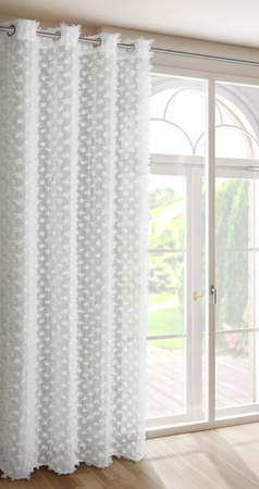 ZASŁONA GOTOWA AURELIA 135 X 250 CM BIAŁY