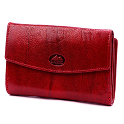 El Forrest portfel skóra naturalna czerwony 17 - kobieta