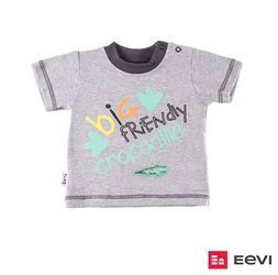 T-SHIRT SAWANNA CHŁ MEL SZARY Ewa Klucze