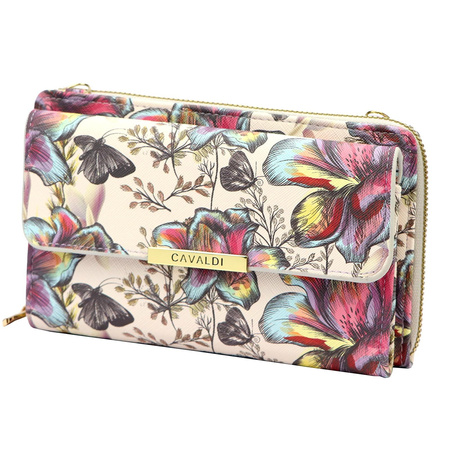 Portfel damski skórzany skóra ekologiczna Cavaldi