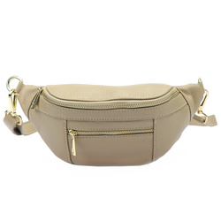 Torebka torebki skórzana saszetka nerka skóra naturalna Luka damska