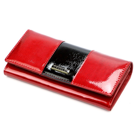 Portfel damski skórzany skóra naturalna Cavaldi