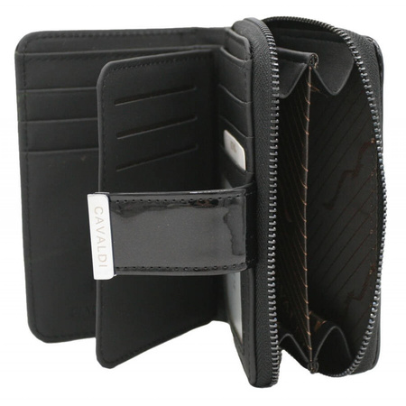 Portfel damski skórzany skóra naturalna + skóra ekologiczna Cavaldi