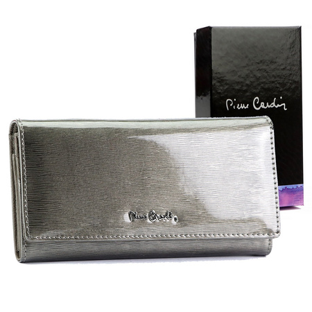 Portfel damski skórzany skóra naturalna Pierre Cardin 