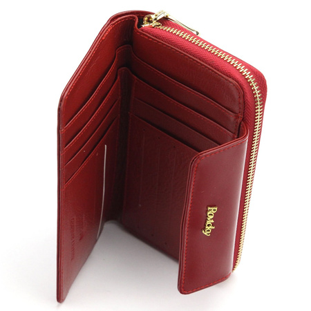 Portfel damski skórzany skóra naturalna Rovicky 