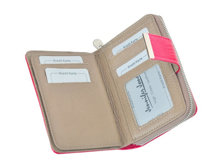 Portfel damski skórzany skóra naturalna Jennifer Jones 