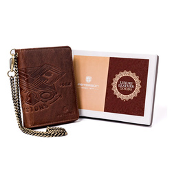 Portfel męski skórzany skóra naturalna  Peterson