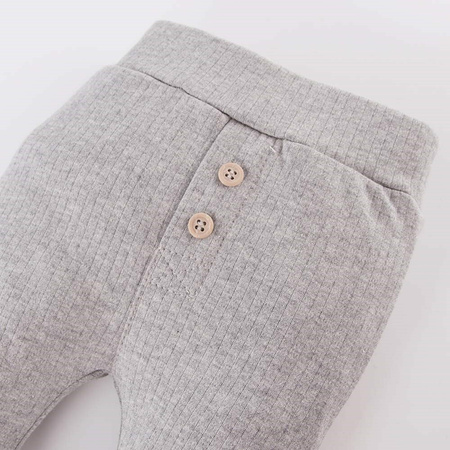 LEGGINSY SIMPLY COMFY Z GUZ SZARE EWA KLUCZE