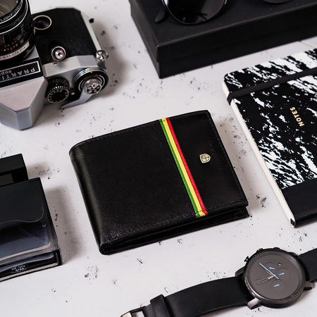 Portfel męski skórzany skóra naturalna  Peterson