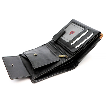 Portfel męski skórzany skóra naturalna Nordee