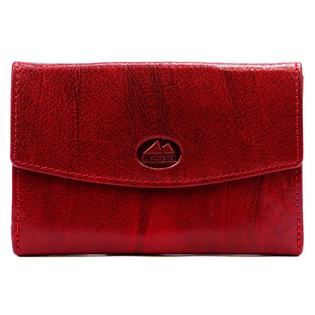El Forrest portfel skóra naturalna czerwony 17 - kobieta