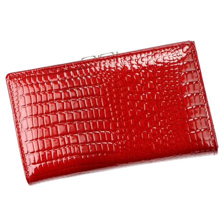 Gregorio portmonetka skóra naturalna czerwony Gregorio GF108 - kobieta