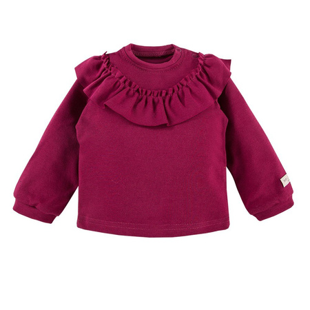 BLUZA SIMPLY COMFY KARCZEK BORDO 