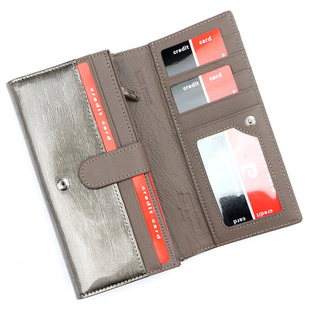 Portfel damski skórzany skóra naturalna Pierre Cardin 