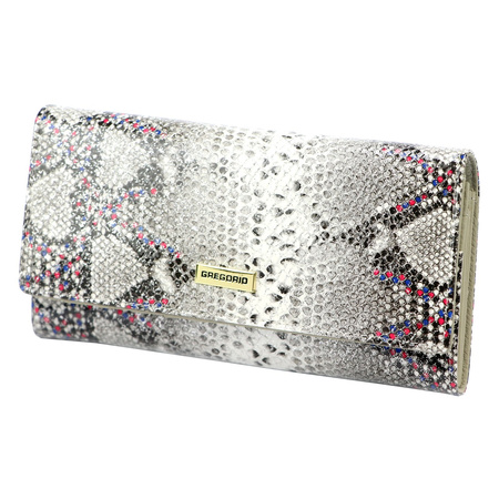 Portfel damski skórzany skóra naturalna Gregorio 